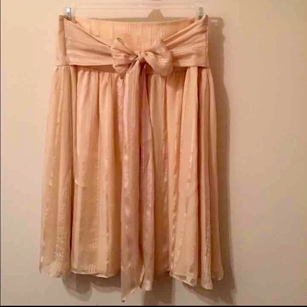 🆕NWT Beth Bowley Silk Skirt w/ Sash Tie (Sz6)